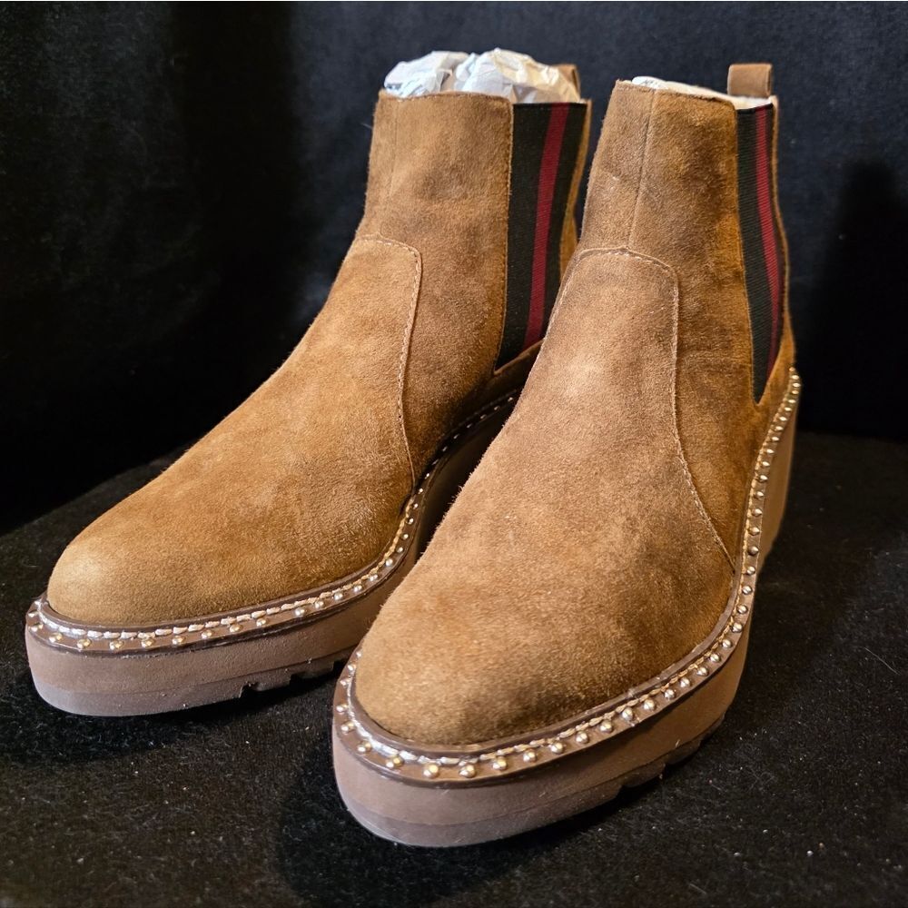 Cecelia New York Tan Ankle Boots Womens 8 - Picture 4 of 9